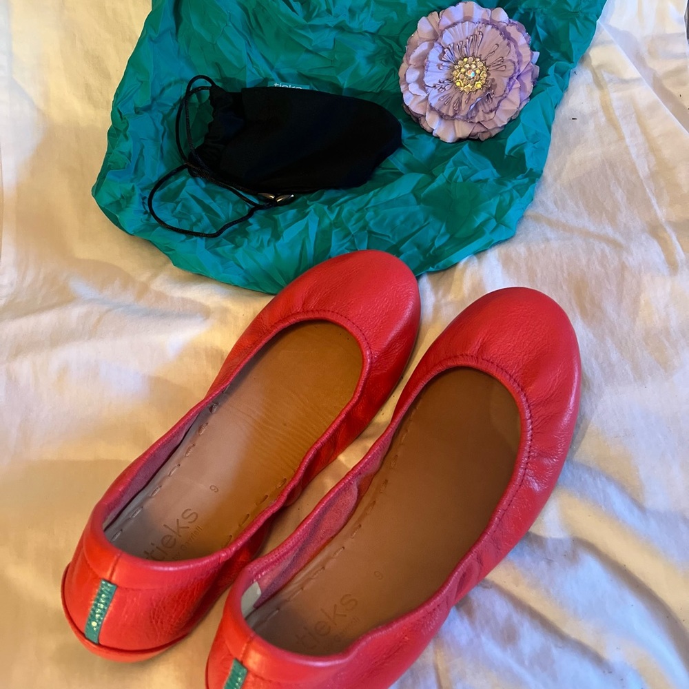 Tieks, only worn once!